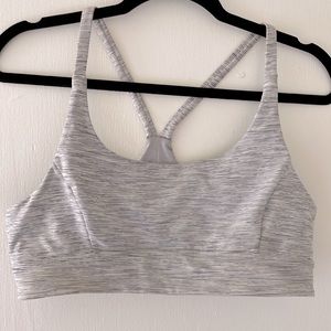 Lululemon Gray cami sports bra racer back